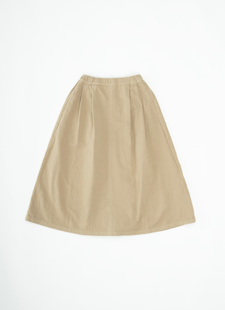 タックギャザーロングスカート