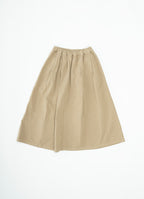 タックギャザーロングスカート