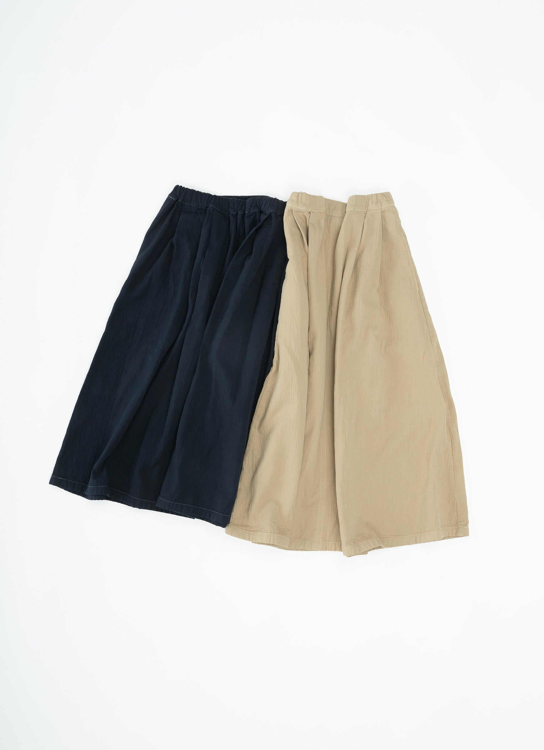 タックギャザーロングスカート