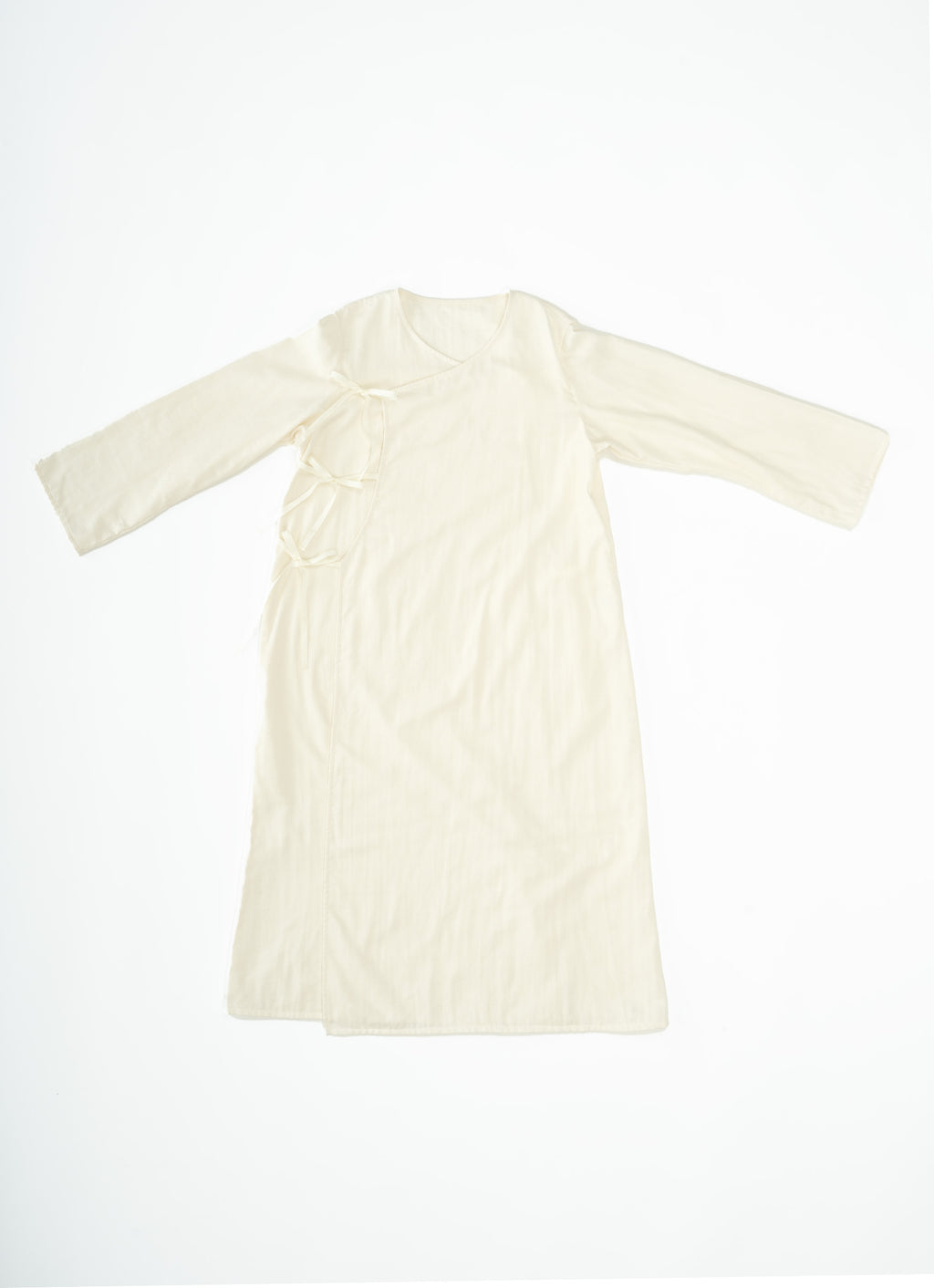 ガーゼ前開きワンピース