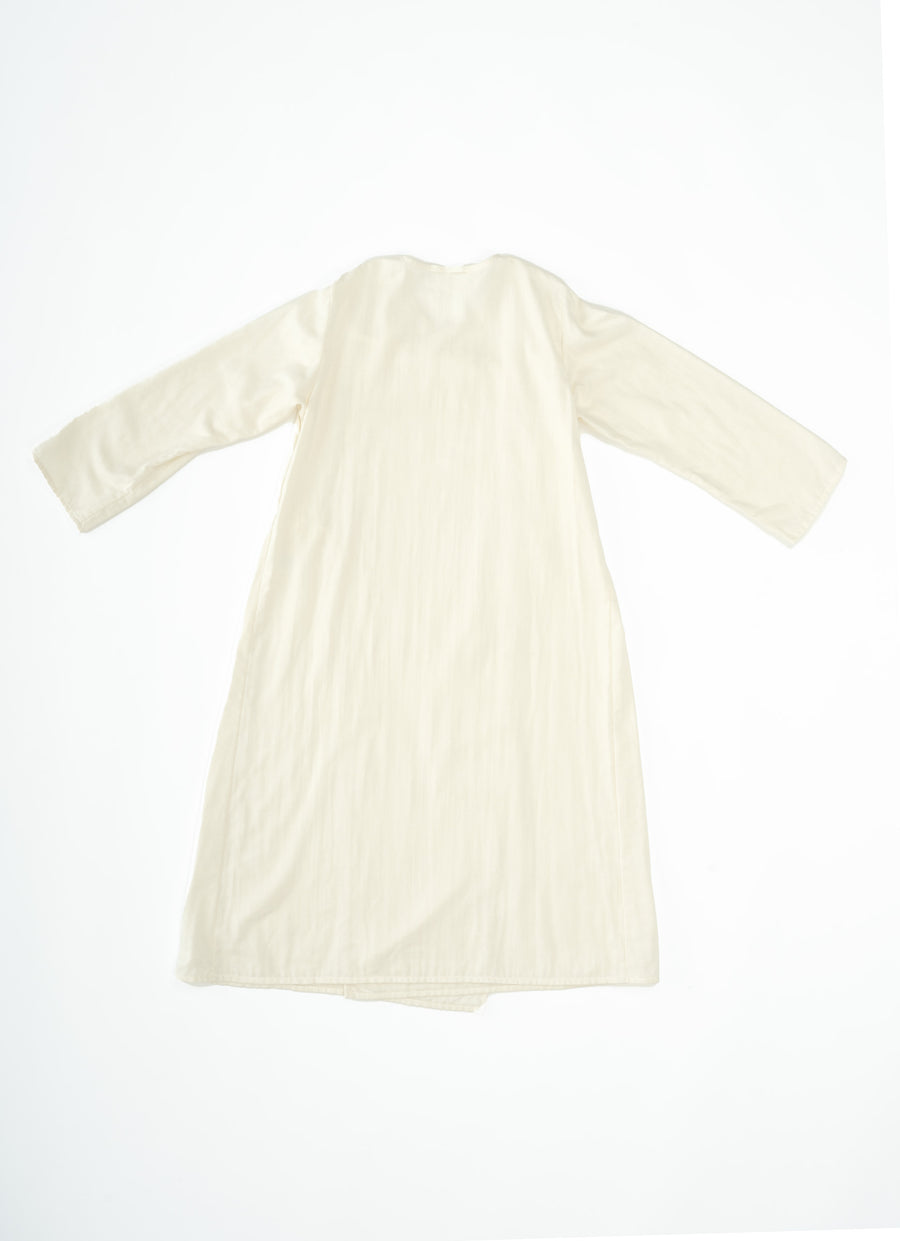 ガーゼ前開きワンピース