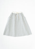 ストライプガーゼポケットスカート