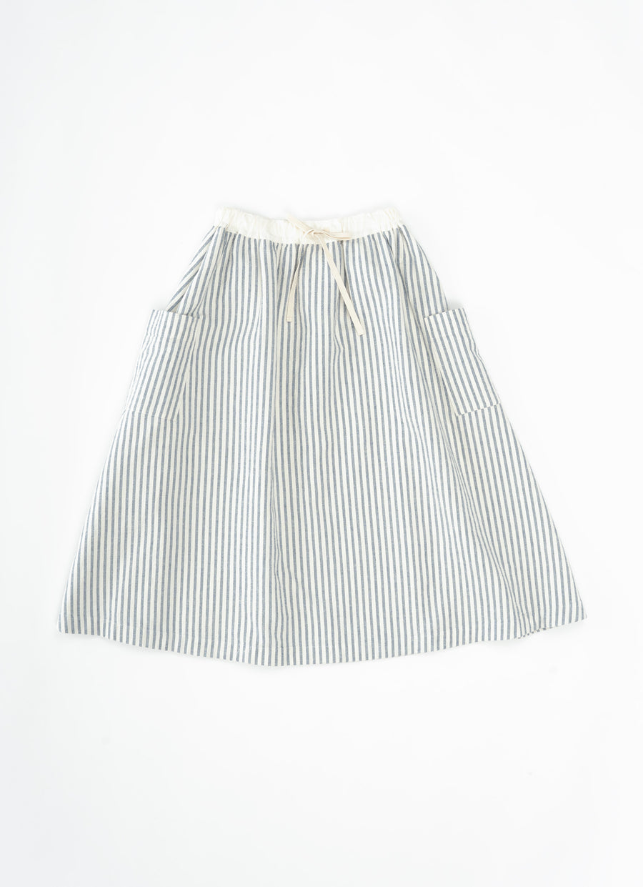 ストライプガーゼポケットスカート