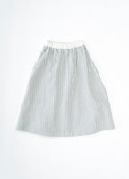 ストライプガーゼポケットスカート