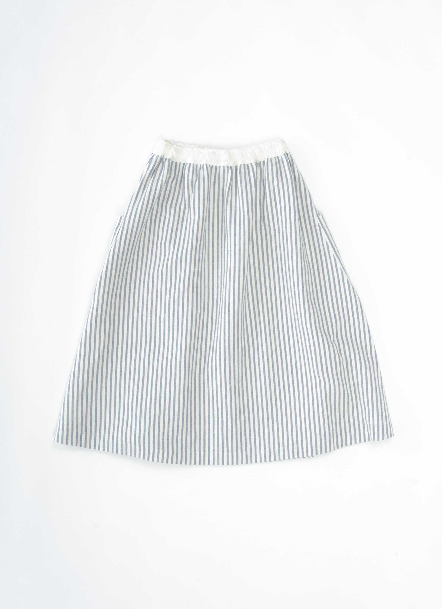 ストライプガーゼポケットスカート
