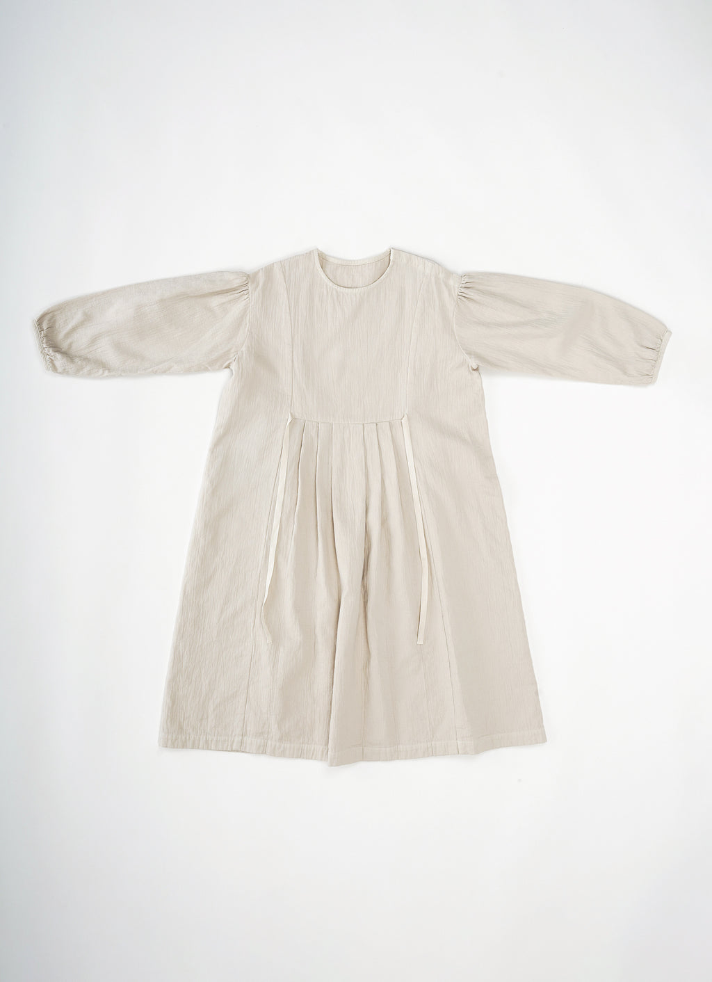 ガーゼプリーツドレス