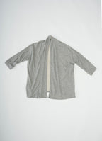 杢なめらかローブカーディガン