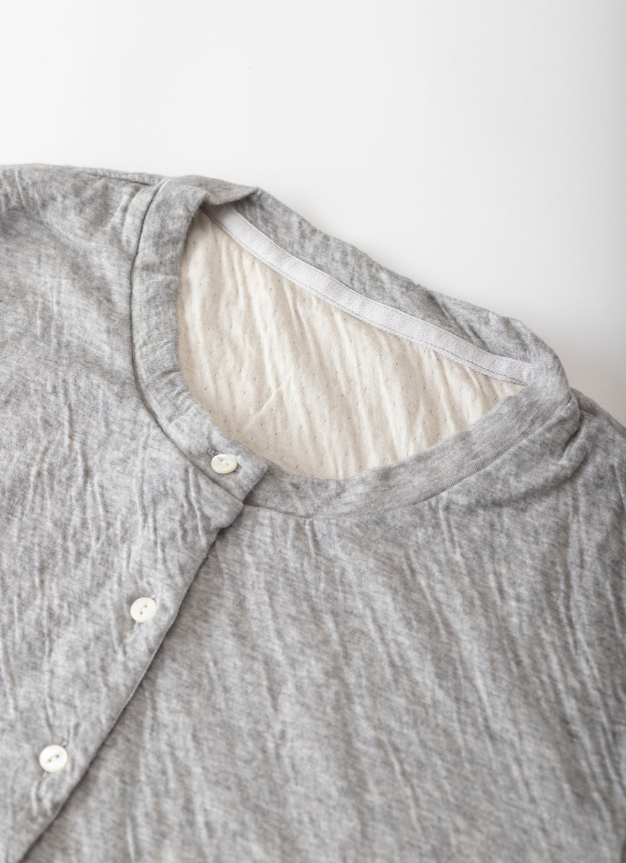 杢なめらかクルーネックカーディガン