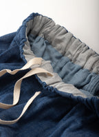 デニムガーゼイージーパンツ