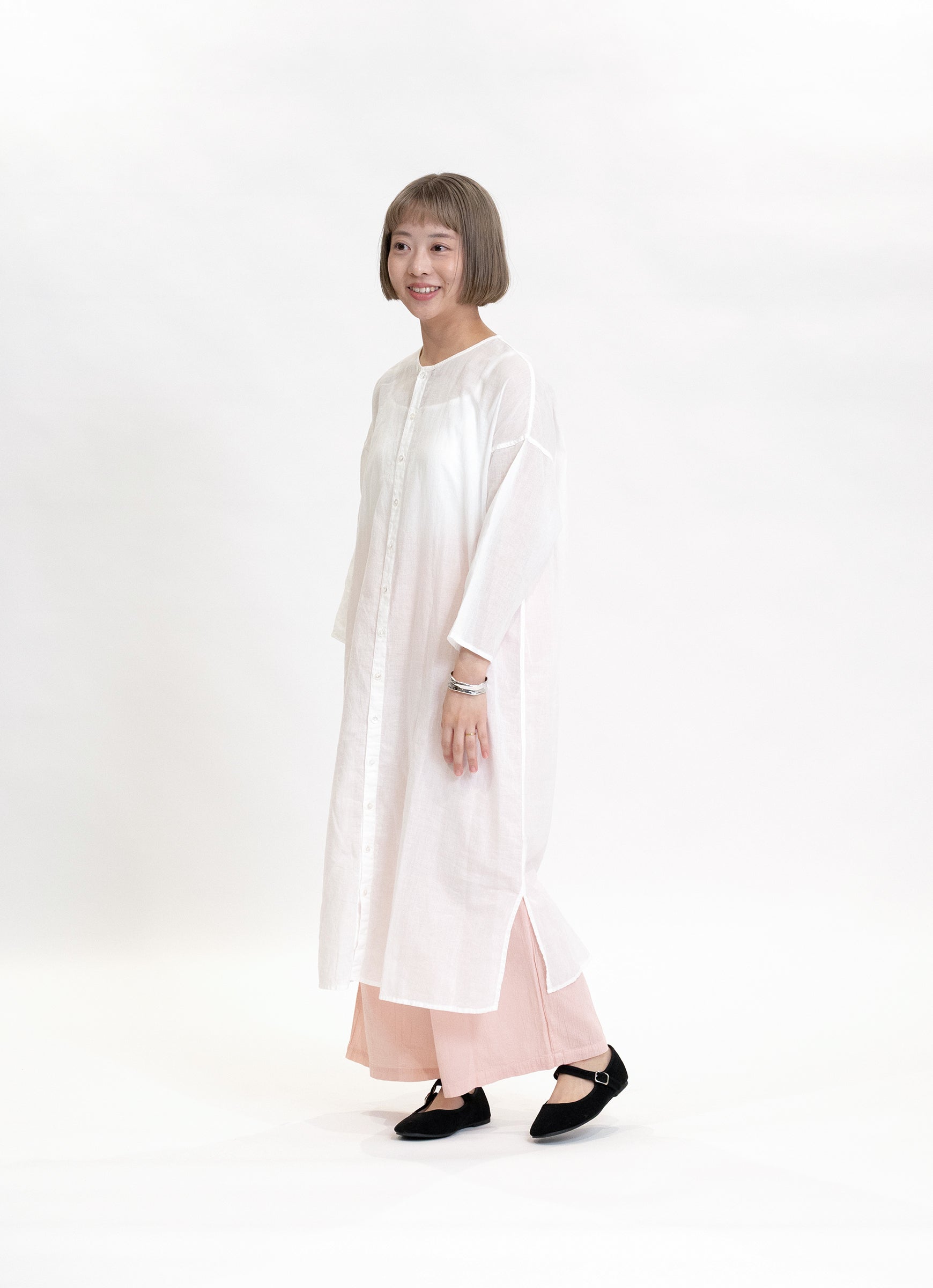【在庫限り】エアリーシャツドレス
