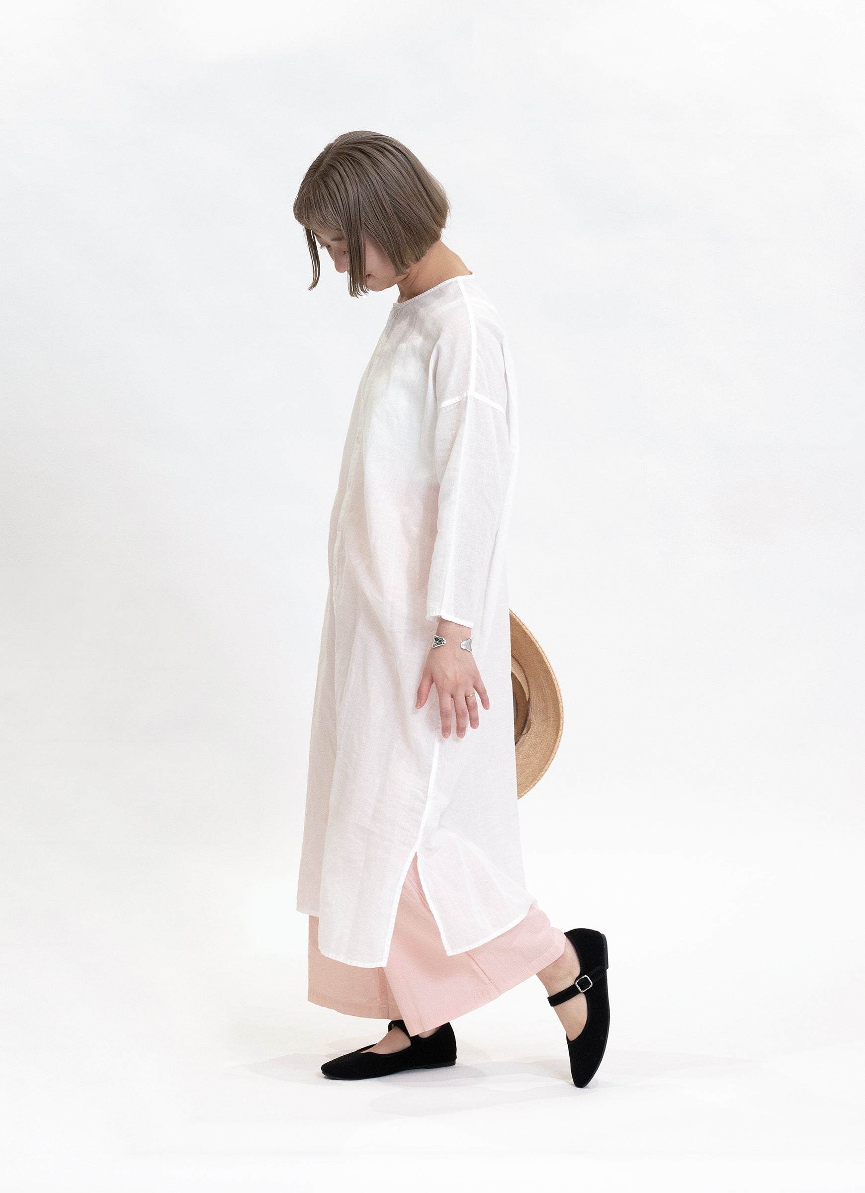 【在庫限り】エアリーシャツドレス