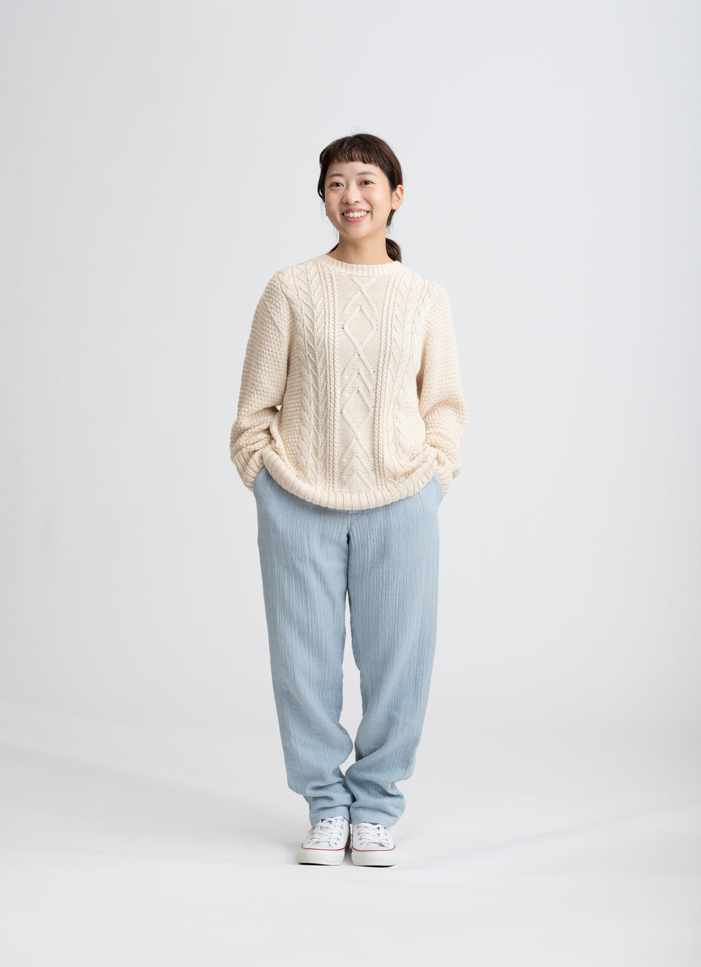 【在庫限り】ジャガードガーゼパンツ