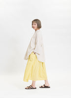 【在庫限り】ガーゼギャザースカート