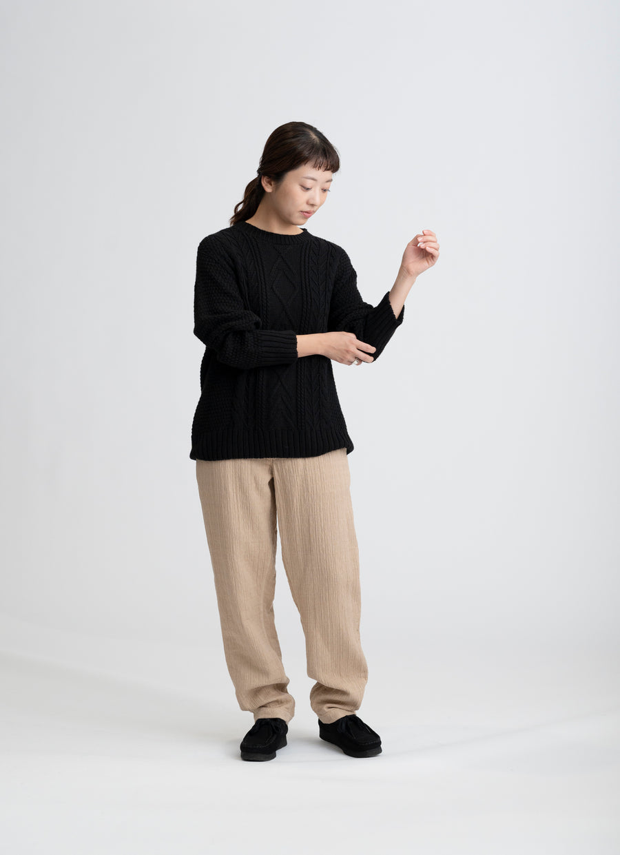 【在庫限り】ジャガードガーゼパンツ