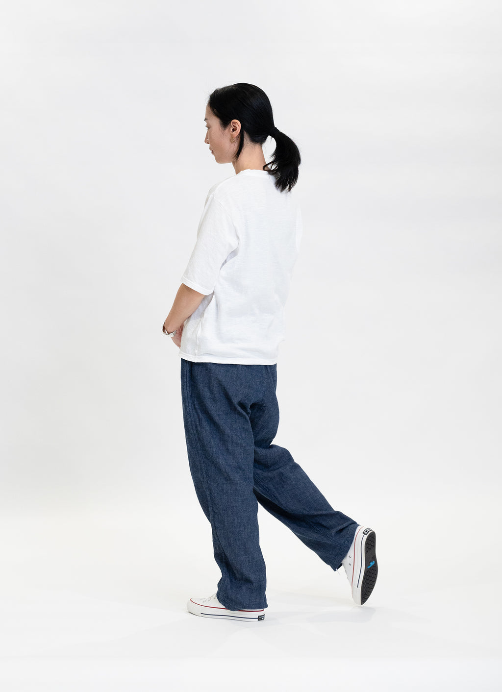 なめらかプレーンTシャツ　