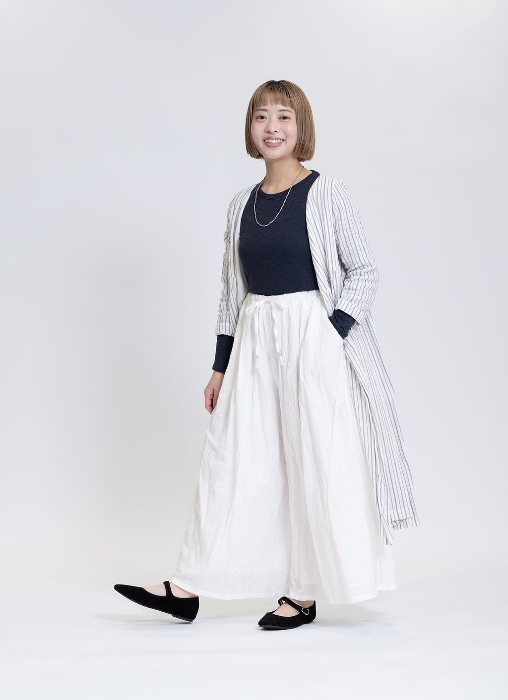 【在庫限り】和紙ガーゼカシュクールドレス