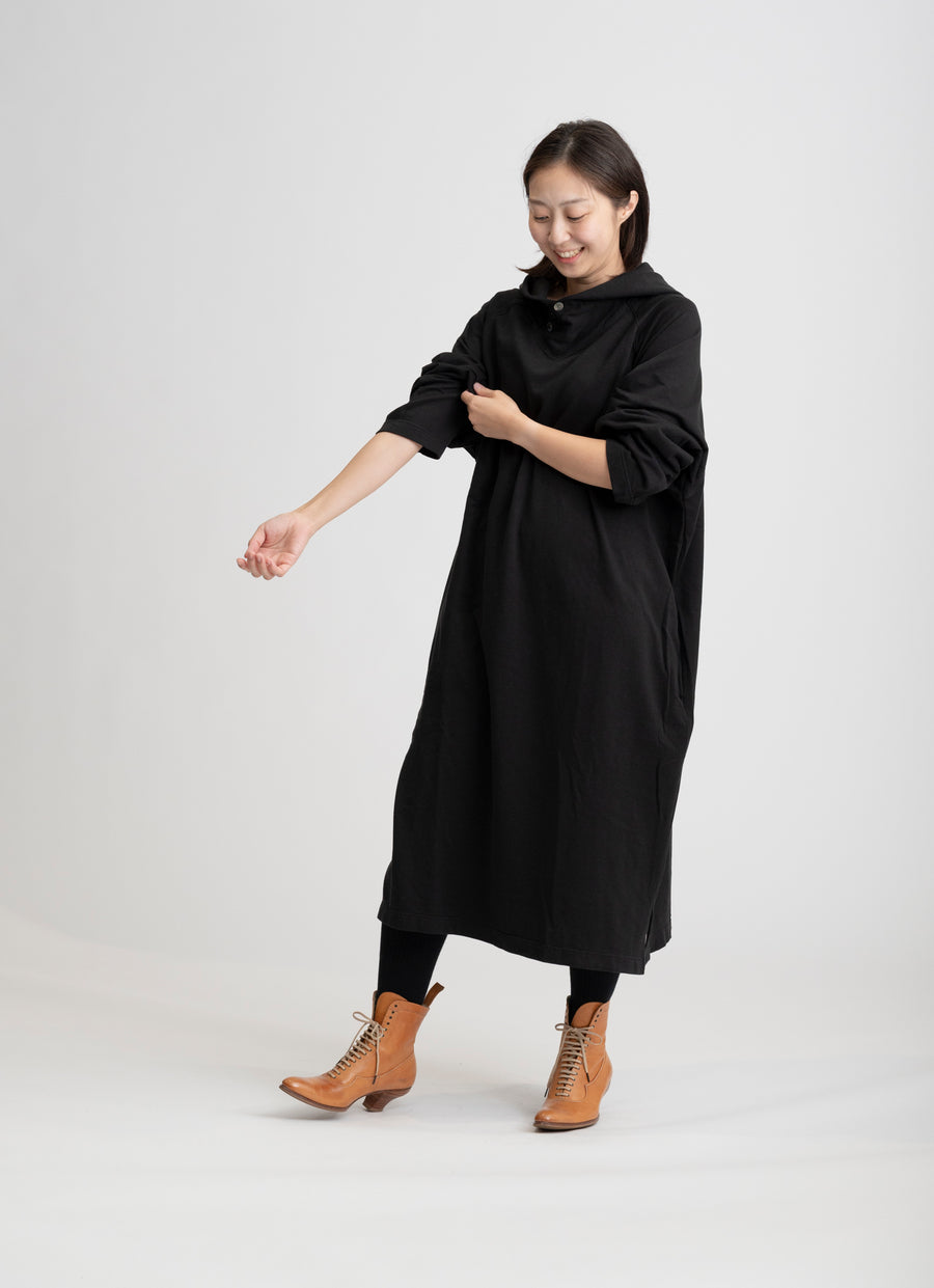 シルクmixフーディーサウナワンピース