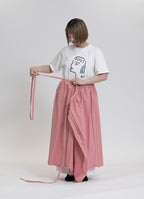 【在庫限り】ガーゼラップスカート