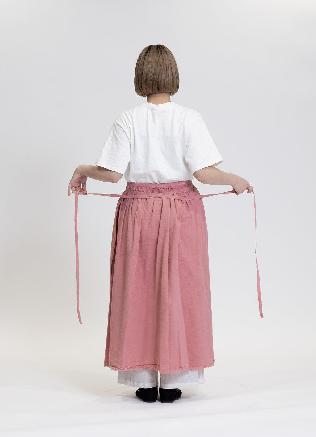 【在庫限り】ガーゼラップスカート