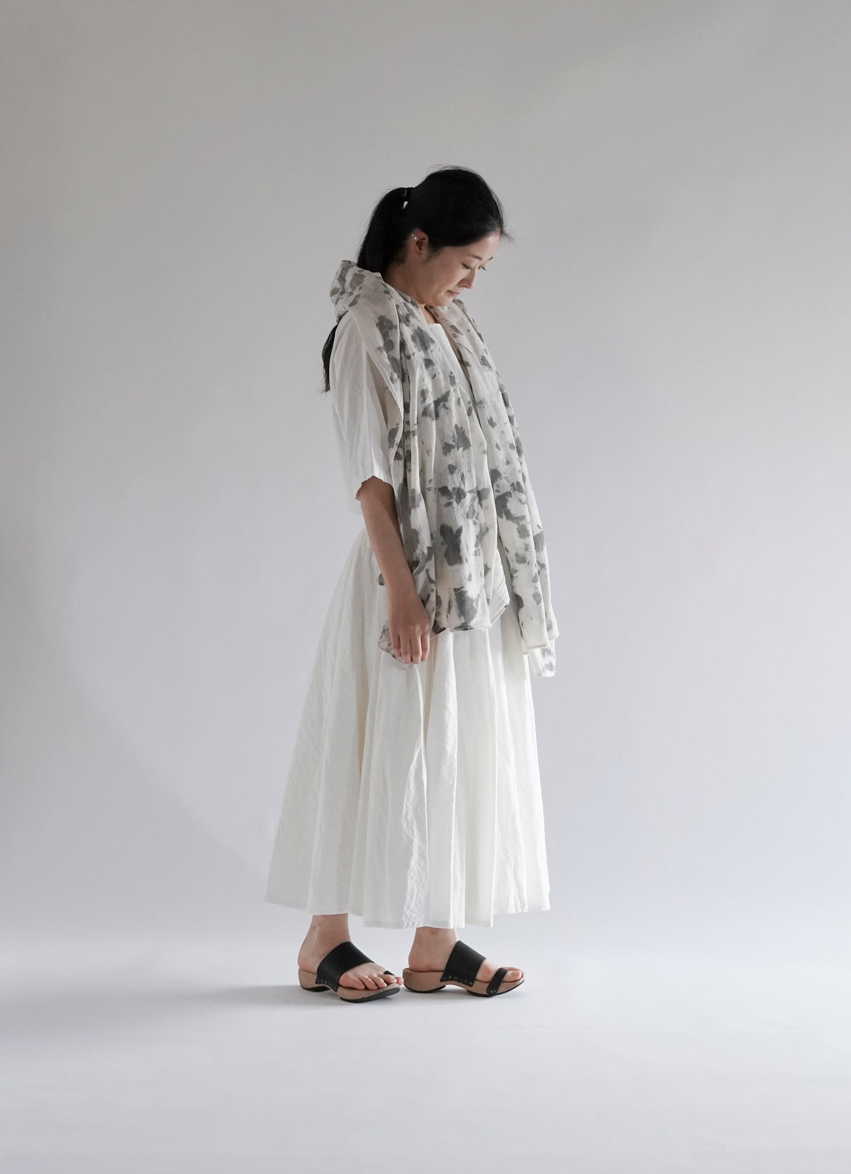 new big stole (墨dots)