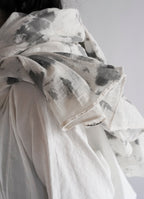 new big stole (墨dots)