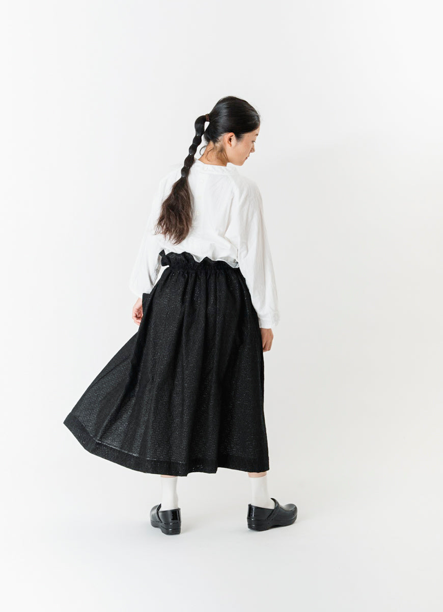 T gather skirt (pyramid lace）