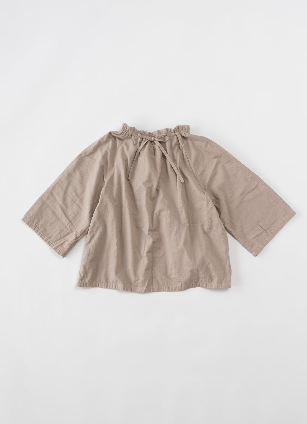 ドローストリングブラウス