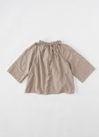 ドローストリングブラウス