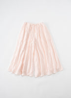 ガーゼギャザーロングパンツ