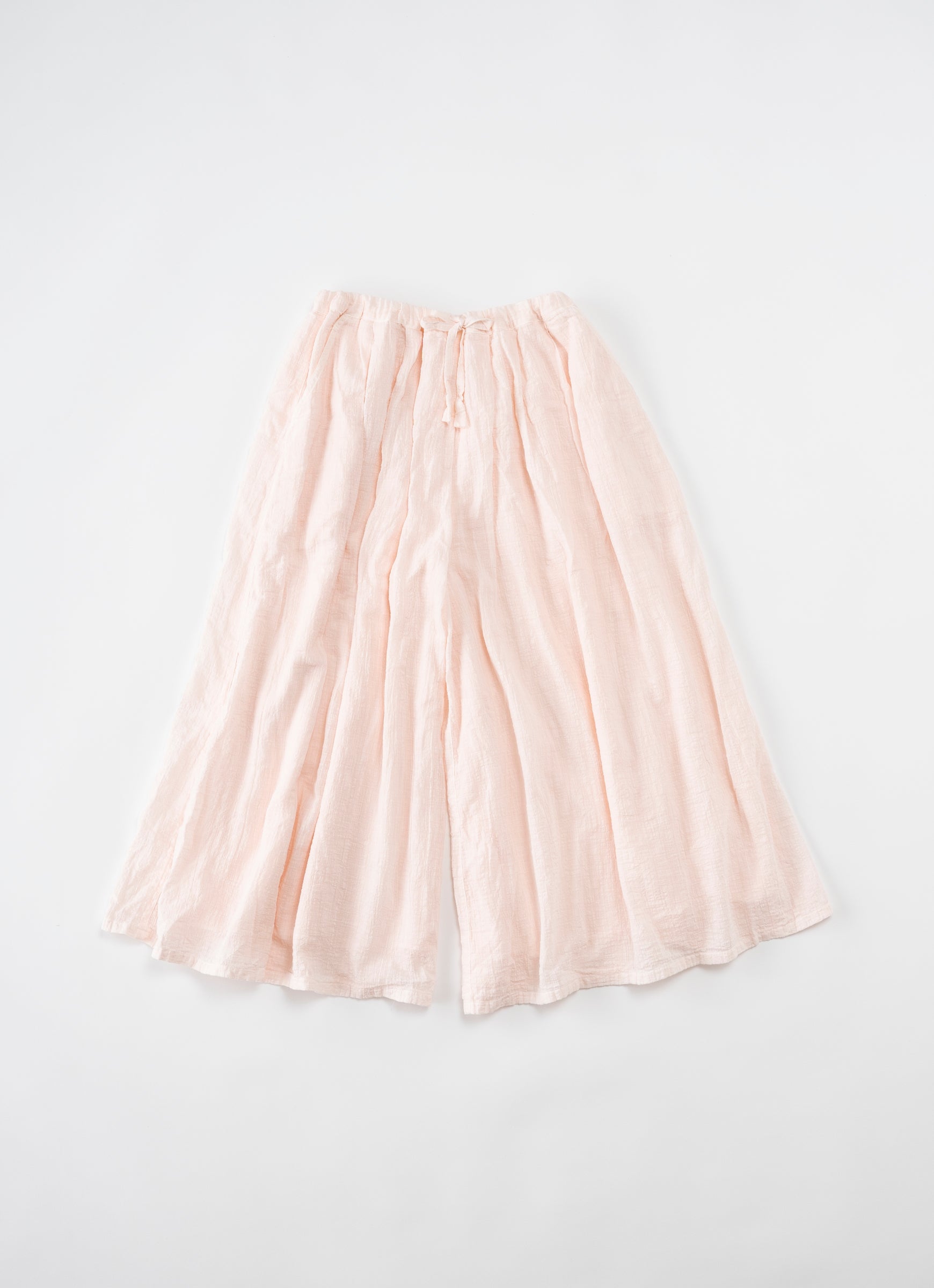 ガーゼギャザーロングパンツ