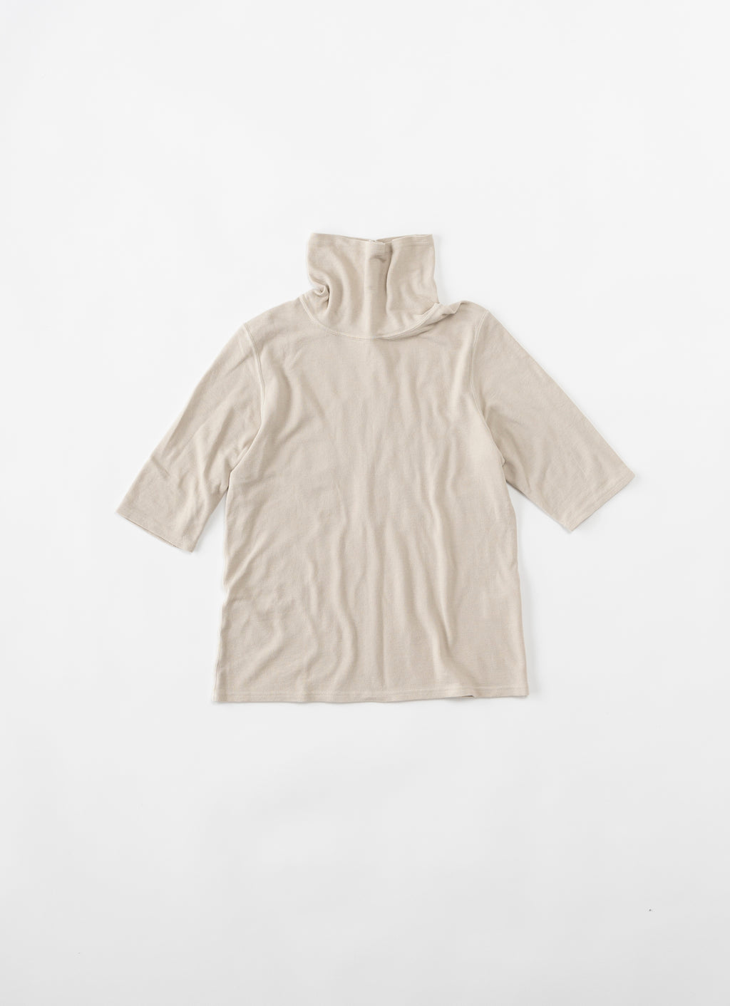 さらさらスムース半袖タートル