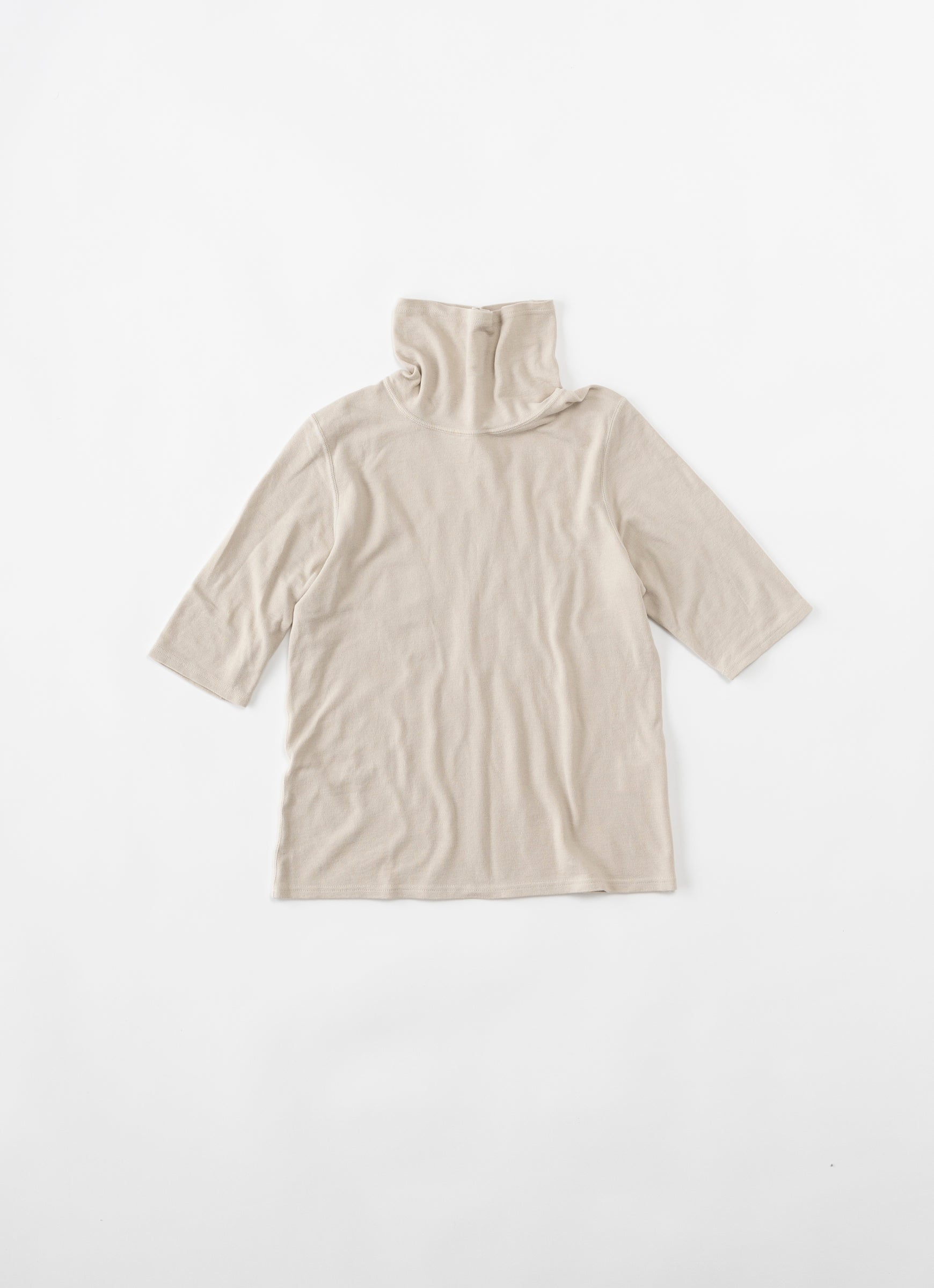 さらさらスムース半袖タートル