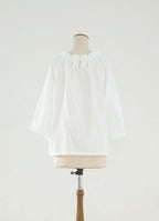 ドローストリングブラウス