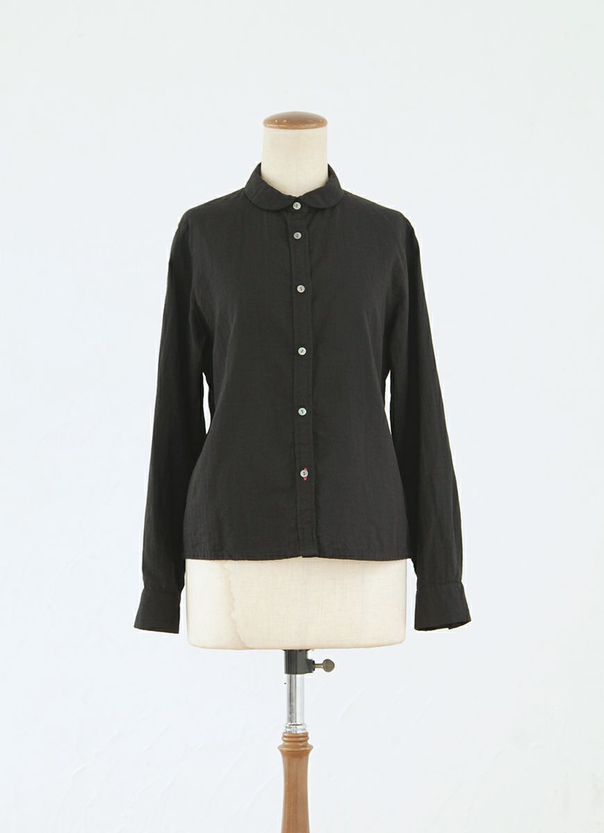 ラウンドカラーブラウス