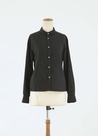 ラウンドカラーブラウス