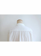 【在庫限り】ベーシックシャツ スーピマ二重ガーゼ