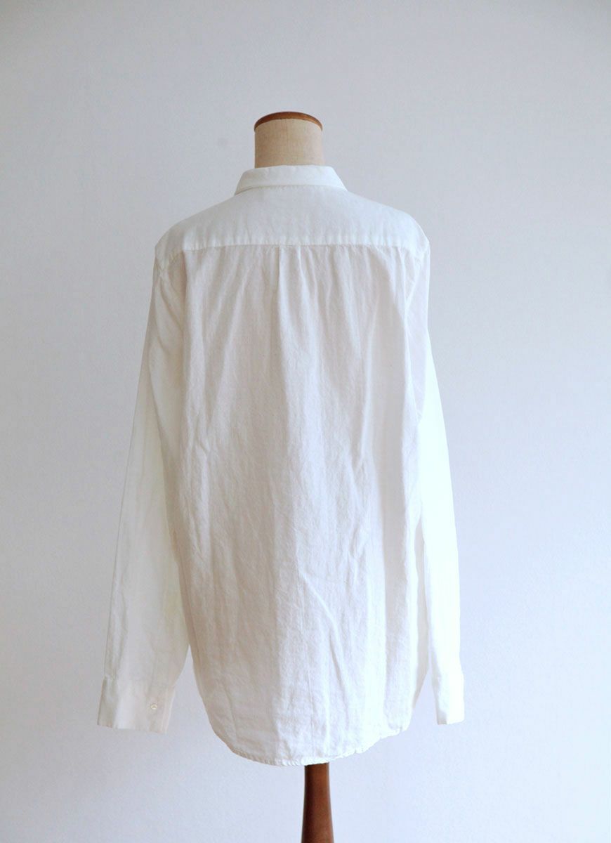 【在庫限り】ベーシックシャツ ムラ一重ガーゼ（メンズ）