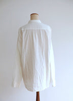 【在庫限り】ベーシックシャツ ムラ一重ガーゼ（メンズ）