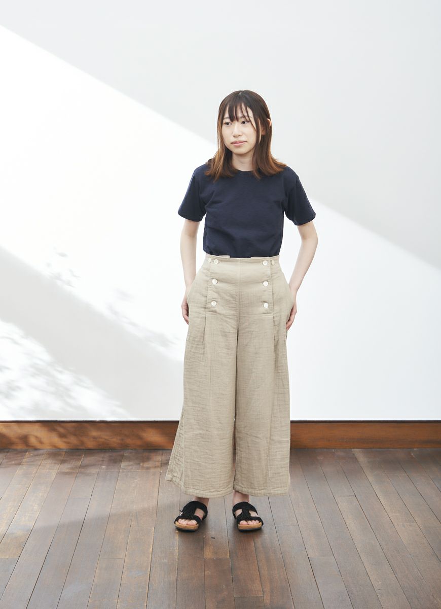 【在庫限り】スラブ天竺ガーゼTシャツ