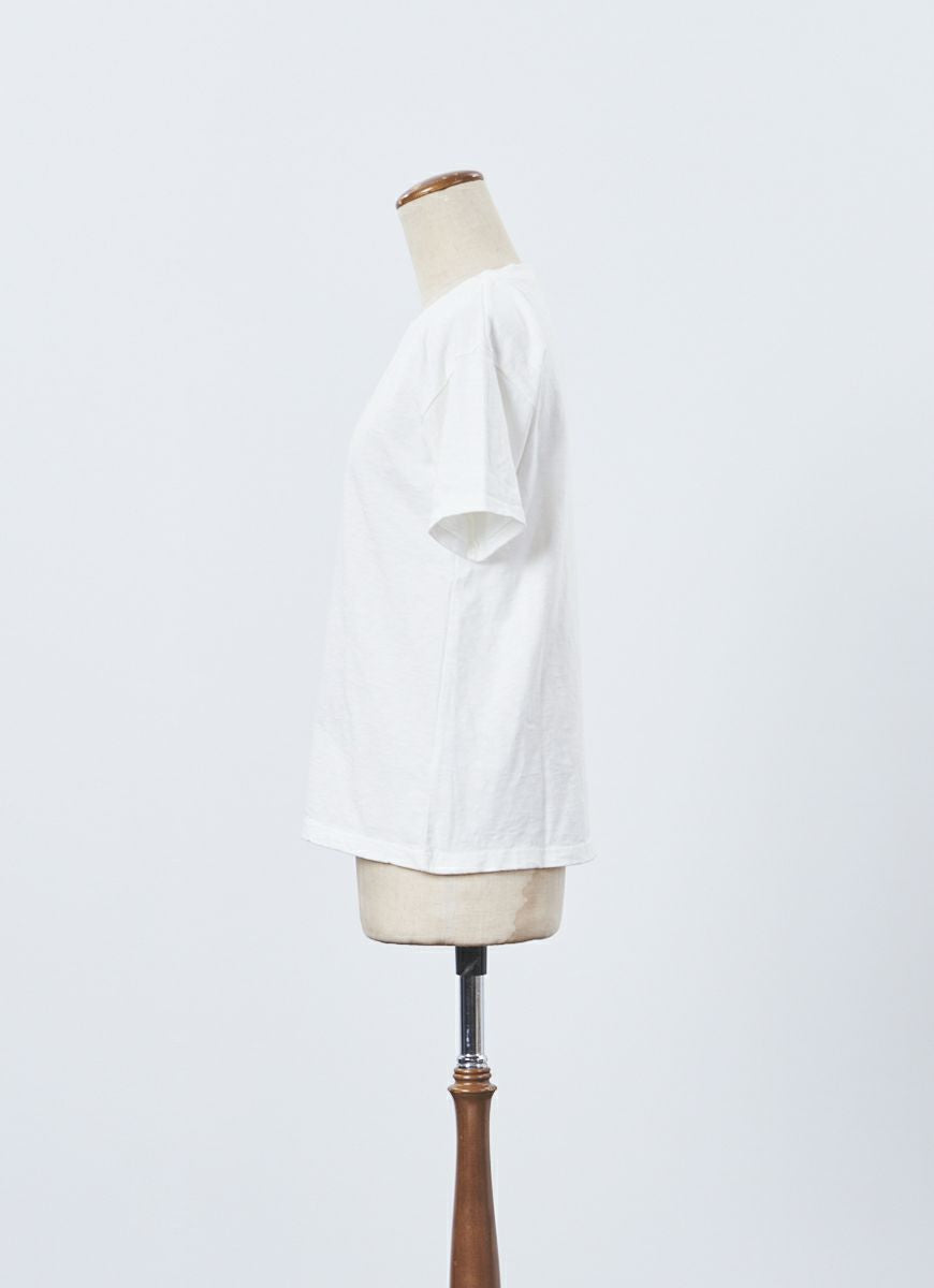 【在庫限り】スラブ天竺ガーゼTシャツ