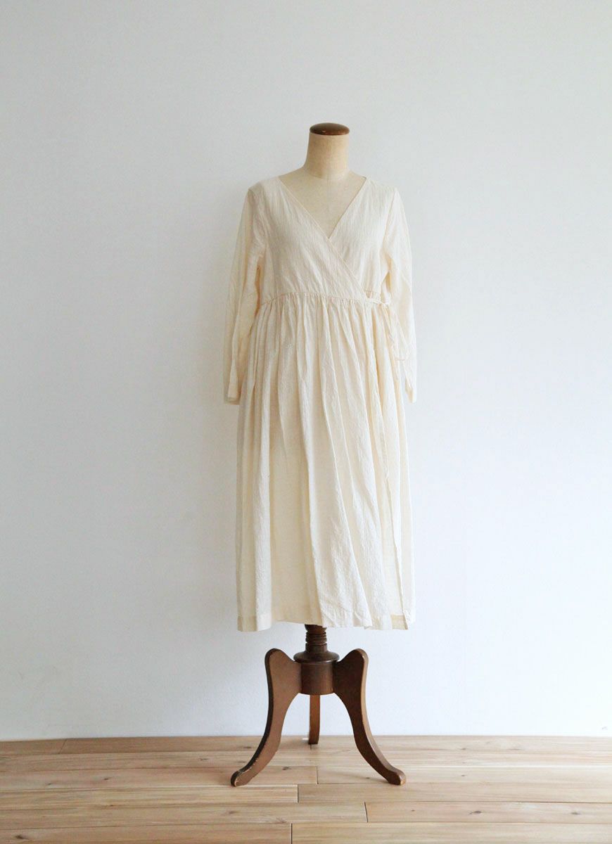 【在庫限り】ギャザーカシュクールドレス