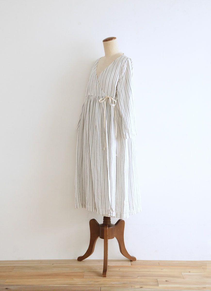 【在庫限り】和紙ガーゼカシュクールドレス