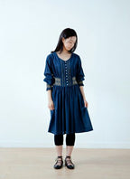 【在庫限り】ピコット刺繍ワンピース