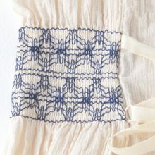 【在庫限り】ピコット刺繍ワンピース