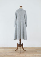 【在庫限り】ウール×コットンハイネックワンピース（00354）
