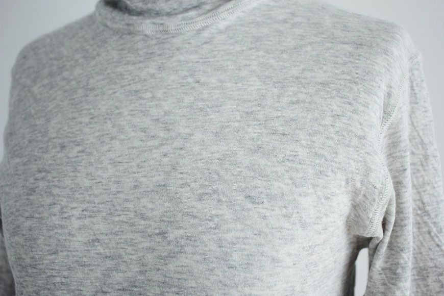 【在庫限り】ウール×コットンハイネックワンピース（00354）