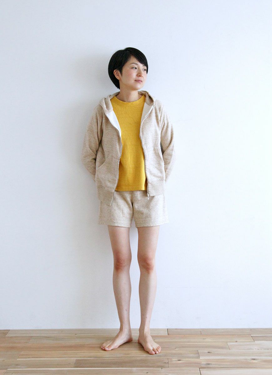 【在庫限り】ガーゼ裏毛スウェットショートパンツ