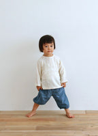 キッズヘンリーネックプルオーバー