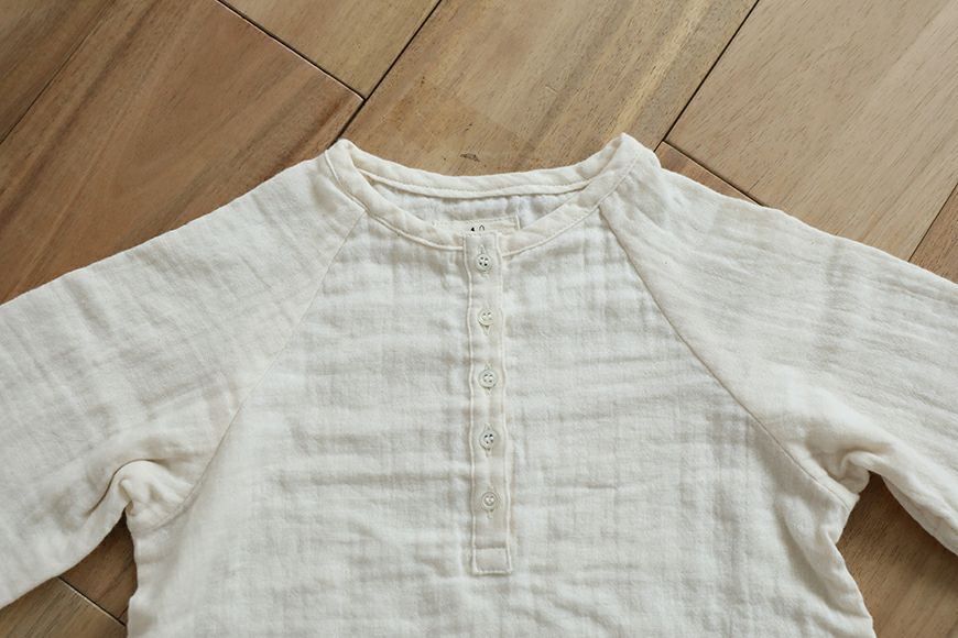 キッズヘンリーネックプルオーバー