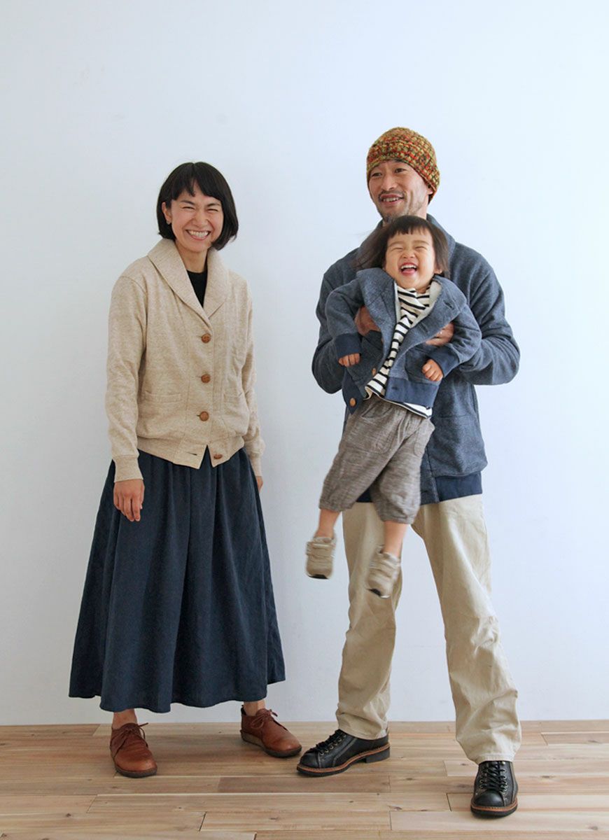 【在庫限り】ガーゼ裏毛キッズスウェットカウチン